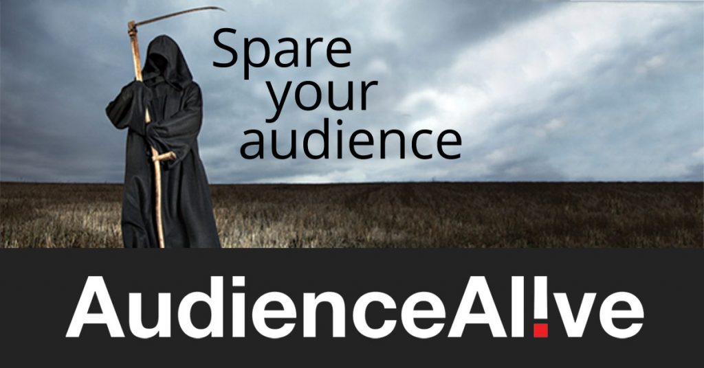 audience alive - bring your audience to life